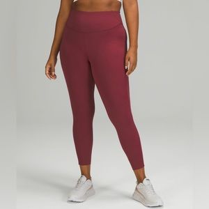 Lululemon Base Pace 25” - Mulled Wine